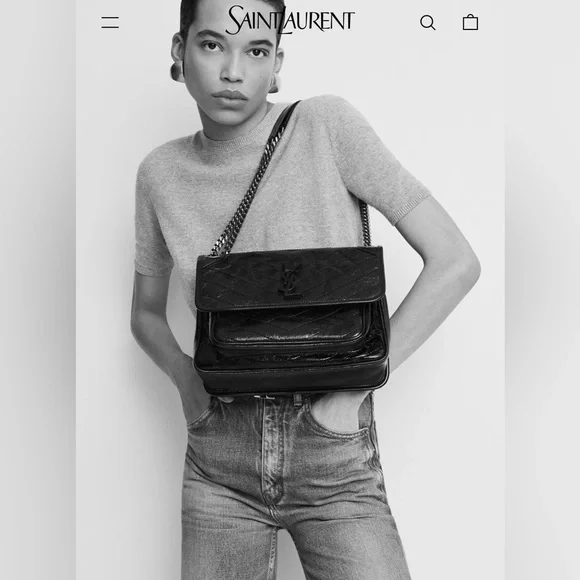 Saint Laurent Niki Medium in Vintage Leather, Light Caramel - Picture 8 of 14